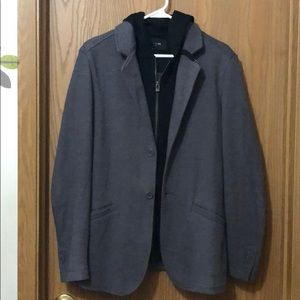 Dressing jacket/hoodie combo